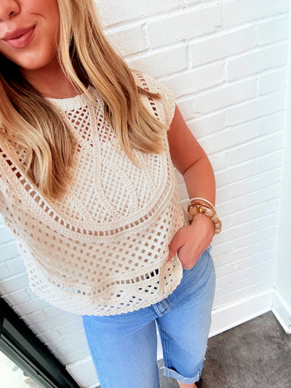 EMBER MACHINE CROCHET TOP