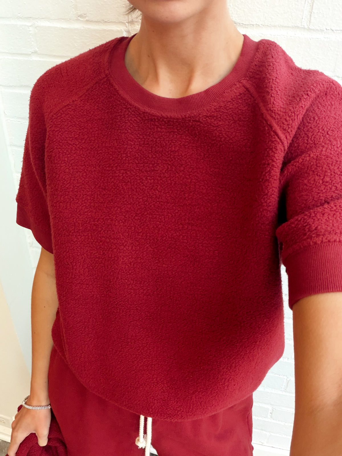 KENNEDY ZIGGY SHORT SLEEVE- RUBY RED