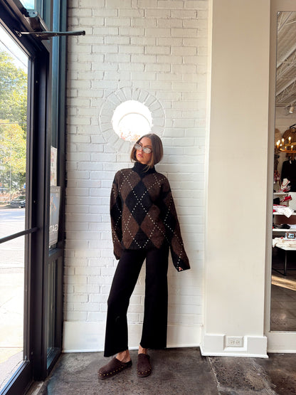 AMORA LONG SLEEVE MOCK PULLOVER