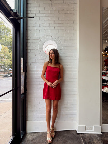 THE FLUID SATIN DRESS